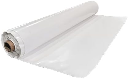 Whitecap Premium Reinforced Vapor Barrier - 20 Mil - (12' x 100') - Tear Resistant, Heavy Duty Vapor Barrier, Dura Skrim Moisture Barrier Plastic Sheeting for Crawlspace, Garden, Greenhouses