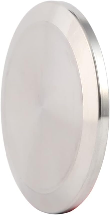 1.5" Tri Clamp End Cap Stainless Steel Sanitary Plug for 50.5mm OD Tri Clamp Clover (Pack of 2)