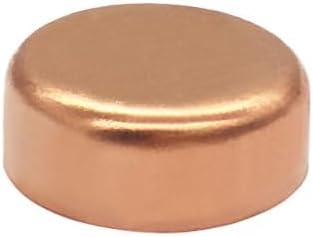 Joywayus 10PCS Plumbing 5/8" Solder Copper Pipe End Cap, Pressure Sweat Plug Socket Pipe Fitting Solder Connection