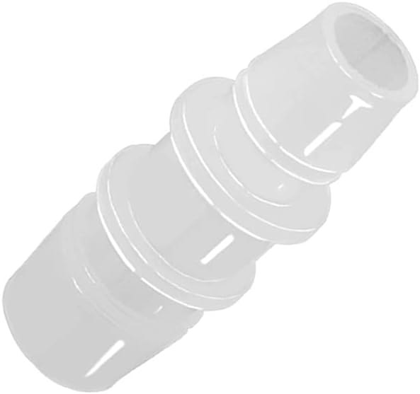 3/8" to 3/16" Hose Barb Reducer Pipe Fittings Adapter, Plastic Joint connector Splicer Mender for Aquarium Household Transport Fuel Gas Liquid Air (Pack of 4)