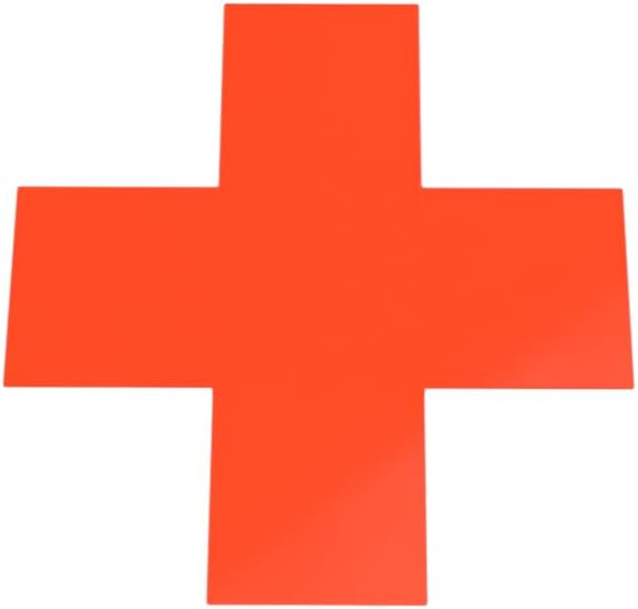 X's 6" x 6" x 2" (25/Pack) Orange