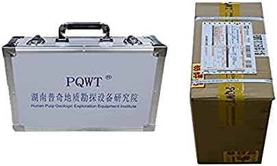 PQWT L4000 Underground Water Leak Detectors Indoor Outdoor Wall Water Pipe Detector Machine Multi Sensor Acoustic Pipeline Leakage Detection Kit Noise Reduction Headphone Smart Touchscreen Carry Case