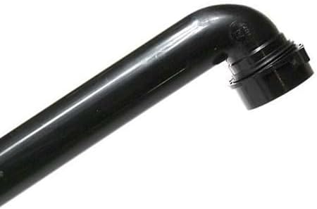 Replacement 1-1/2 Inch x 9-1/2 Inch Long ABS Slip Joint Waste Arm with Nut & Washer for PrimeX 81541