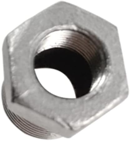 1/4" Male NPT to 1/8" Female NPT Female Reducing/Reducer Bushing Pipe Fitting,Adapter,Stainless Steel SS 304 Hex Bushing (1/4" Male to 1/8" Female)