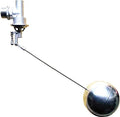 Viton sealing, 304 Stainless Steel Balanced Float Ball Valve, Tank Mount, 100 Psi (2")