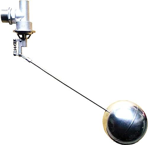 Viton sealing, 304 Stainless Steel Balanced Float Ball Valve, Tank Mount, 100 Psi (2")