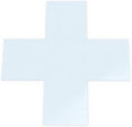 X's 6" x 6" x 2" (25/Pack) White