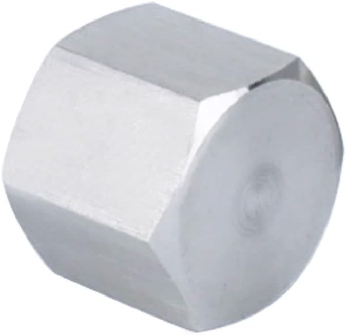 Stainless Steel 304 Forged Pipe Fitting, Hex End Cap, M22*1.5 Metric Thread Female, Class 3000 (Pack of 1)