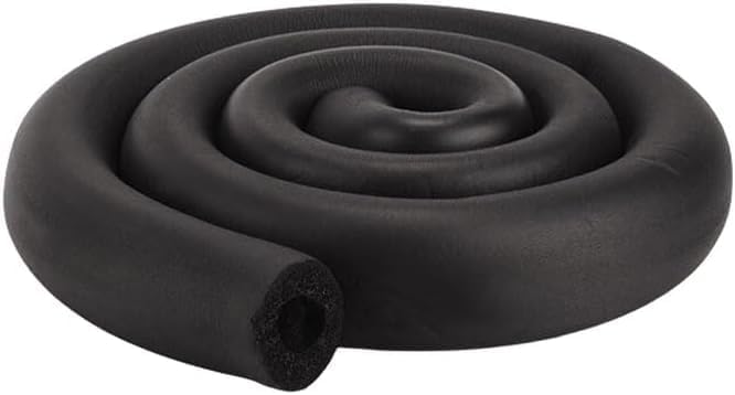 2pcs Pipe Insulation Foam Tube 3/8" ID*3/8" Foam Tubing Black Pipe Cover Heat Preservation for Outdoor Water Pipe Insulation,AC Unit, Guitar Stands, Exercise Machine Handle and Roof Rack Etc