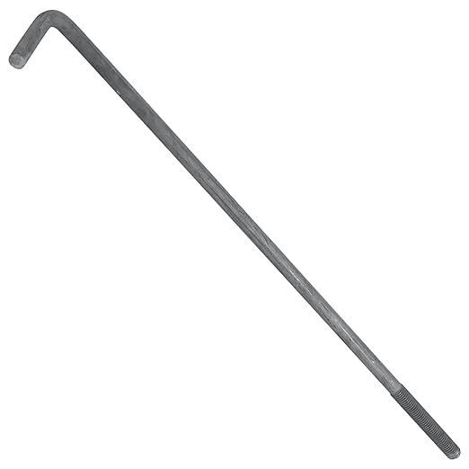 5/8"-11 x 24" L-Bolt Concrete Anchor Bolt - Hot Dip Galvanized by Conquest Fasteners