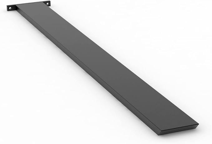 IRONSUPPORTS.COM Iron Supports Hidden Island Countertop Support Bracket - Heavy Duty Brackets for Granite Countertops Steel Kitchen (Matte Black 30 Inch)
