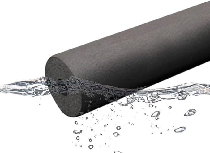cSeao Pipe Insulation - 3/8" ID Foam Tube (6FT), AC & Guitar Stand Tubing, Hollow Pipe Cover, Exercise Machine Handle Protector and Roof Rack