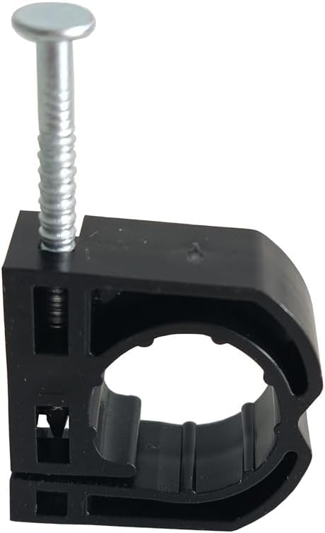 TenKe 200 Pack Full J Clamp J-Hook with S Nail for 3/4 inch PEX Pipe Tubing Support (200PCS 3/4")