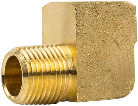 Street Elbow 90 Degree 1/2" Male NPT x 1/2" Female NPT Pipe Connector 5-Pack
