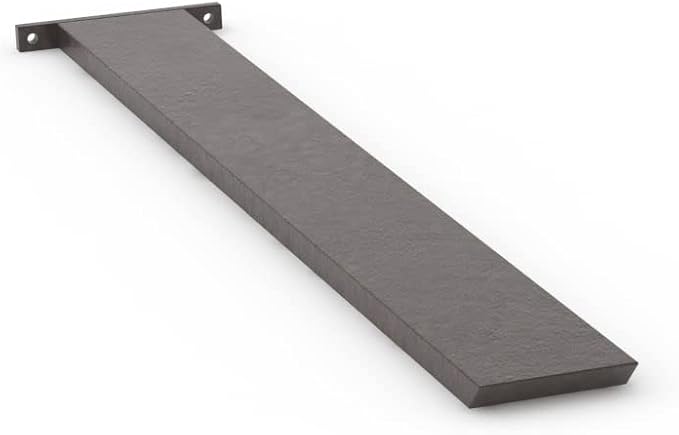 Iron Supports Hidden Island Countertop Support Bracket - Heavy Duty Brackets for Granite Countertops - Steel Kitchen Island Support Brackets (Raw Steel - 22 Inch)