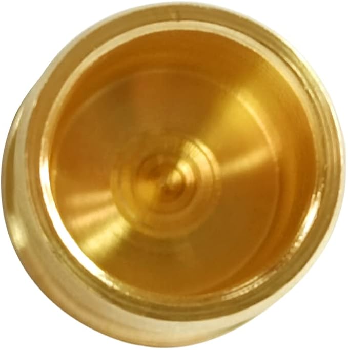 Joywayus 3/4" PEX Barb Plug End Cap Brass Crimp Fittings (Pack of 10)
