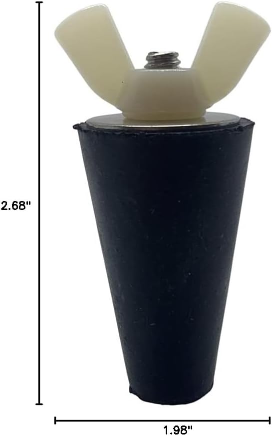 #1-5 Universal Rubber Winter Plug for 1/2 inch to 1 inch Holes - Tapered Variety Multipurpose LHTP15 (1)