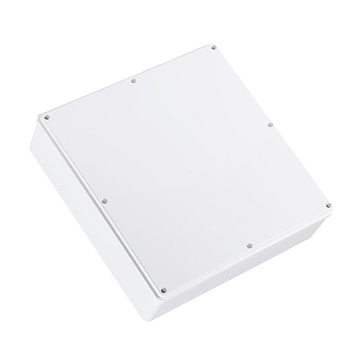 2 Pack 12" x 12" x 3" PVC Plastic Dustproof Waterproof Box IP65 Junction Boxes Project Junction Conduit Box for Electrical Enclosure