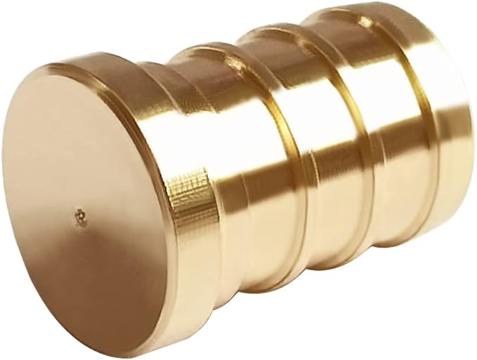 20PCS LF Brass 3/4 Inch PEX Barb Plug End Cap Pipe Crimp Fitting