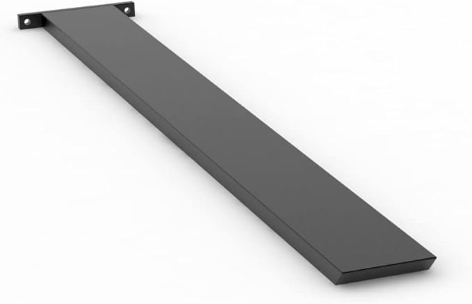 IRONSUPPORTS.COM Iron Supports Hidden Island Countertop Support Bracket - Heavy Duty Brackets for Granite Countertops Steel Kitchen (Matte Black 26 Inch)