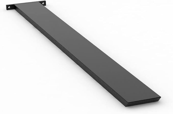 Iron Supports Hidden Island Countertop Support Bracket - Heavy Duty Brackets for Granite Countertops - Steel Kitchen Island Support Brackets (Matte Black - 18 Inch)