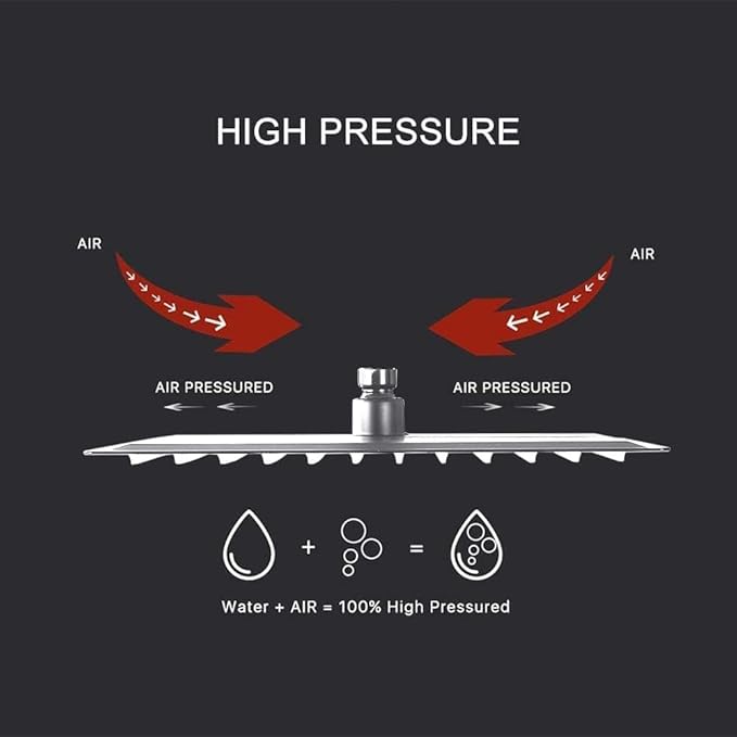 ‎Polished Chrome Shower System Bathroom 12 Inch Rain Shower Head Ceiling Mount with Handheld Luxury High Pressure Shower Combo Set Shower Faucet Rough-in Valve Body and Trim Kit