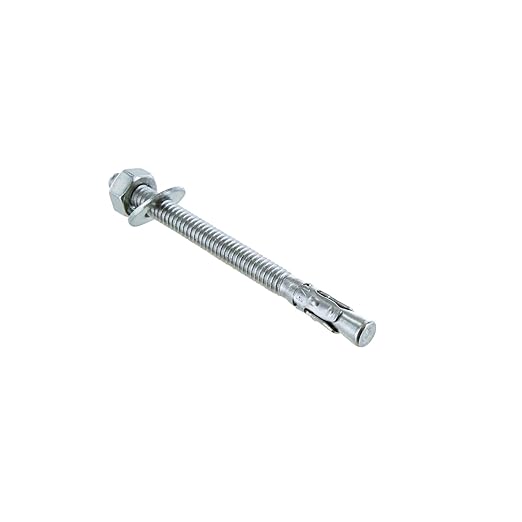 Conquest 1/4" x 3-1/4" Type 316 Stainless Steel Wedge Anchors (Box of 100) Heavy Duty Fastener for Concrete