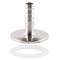 1.5" Tri Clamp to 1/2" Barb Fitting Stainless Sanitary Home Brew Adapter (Ferrule OD 50.5mm)