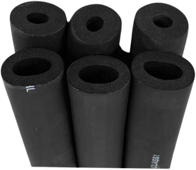 Pipe Insulation Foam Tube 1-5/8"ID *3/8" TH-6FtFoam Tubing Black Pipe Cover Heat Preservation for Outdoor Water Pipe Insulation,AC Unit, Guitar Stands, Exercise Machine Handle and Roof Rack Etc