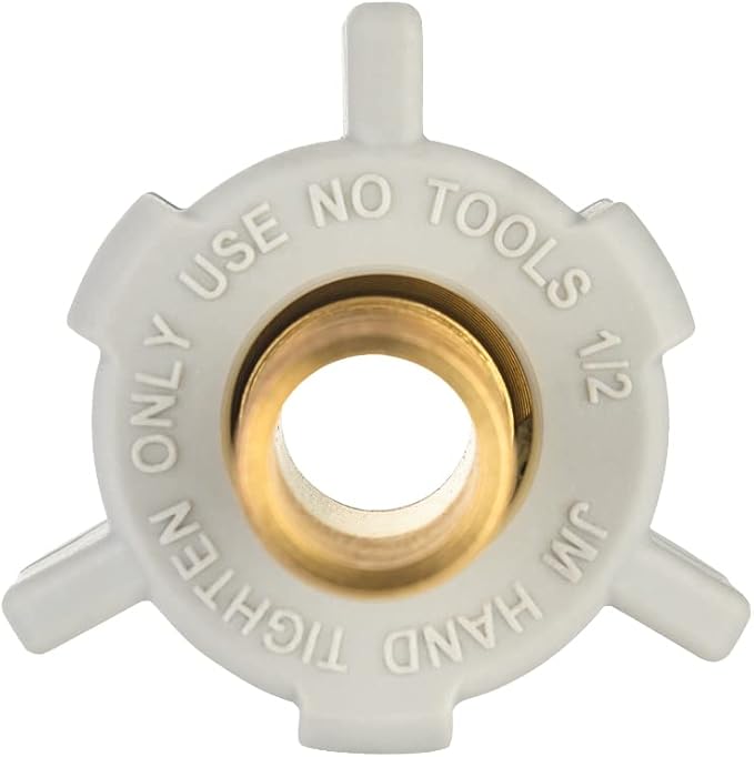 (Pack of 5) EFIELD Pex 1/2" Pex X 1/2" Female NPT Swivel Adapter Brass Crimp Fittings,(PEX1807202-5PCS)