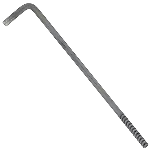 5/8"-11 x 18" L-Bolt Concrete Anchor Bolt - Hot Dip Galvanized by Conquest Fasteners