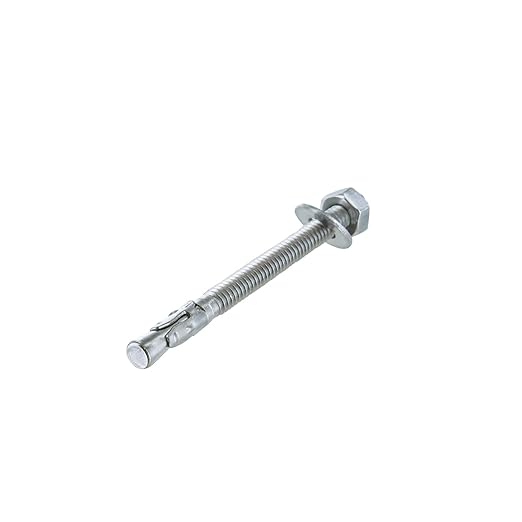 Conquest 1/4" x 3-1/4" Type 316 Stainless Steel Wedge Anchors (Box of 100) Heavy Duty Fastener for Concrete