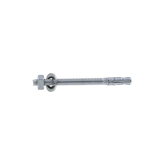 Conquest 1/4" x 3-1/4" Type 316 Stainless Steel Wedge Anchors (Box of 100) Heavy Duty Fastener for Concrete