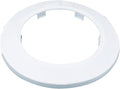 75mm Pipe Cover Decoration; Fit 2.95" Outer Diameter Pipe/Hole; White PP Plastic Escutcheon Collar; Snap-on Water Escutcheon Plate for Bathroom Kitchen Wall Tube Decor 1Piece