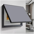Decorative Wooden Electrical Panel Cover for Meter Box - Wall-Mounted Protective Lid for Circuit Breaker Panel - Stylish Hideaway Solution for Home Décor