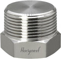 npt 1-1/4 stainless steel Male Thread hex Head water Pipe Plug, adapt to cap brass fitting manifold (1 pc)