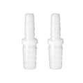 Quickun Plastic Hose Barb Reducer Fitting 5/16" to 1/4" Barbed Reducing Union Adapter Splicer Mender Joint Fitting (Pack of 2)