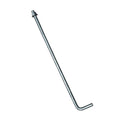 Sandbaggy 3/4" x 24" Threaded Concrete Anchor L-Bolts (Nuts & Washers Included) - Hot Dipped Galvanized - Sill Plate, Base Plate, Masonry, Wood, Cement Anchors, J Bolt (1, 3/4" x 24")