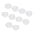 MECCANIXITY 20Pcs Snap Rubber Grommet Plug Mount Dia 12mm ID 9mm Narrow Groove Width 2mm Seal Anti-Scratch for Electrical Box Cable Pipes Transparent