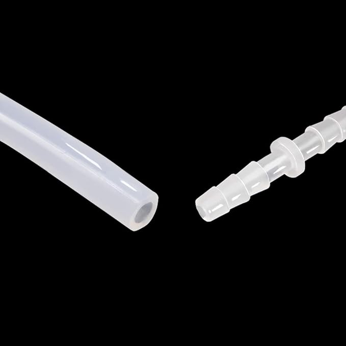 Plastic Hose Barb Fitting 3/16" x 3/16" Pipe Connectors Joint Splicer Mender Adapter Union for Aquarium Household Adapters Fuel Gas Liquid Air (Pack of 10)