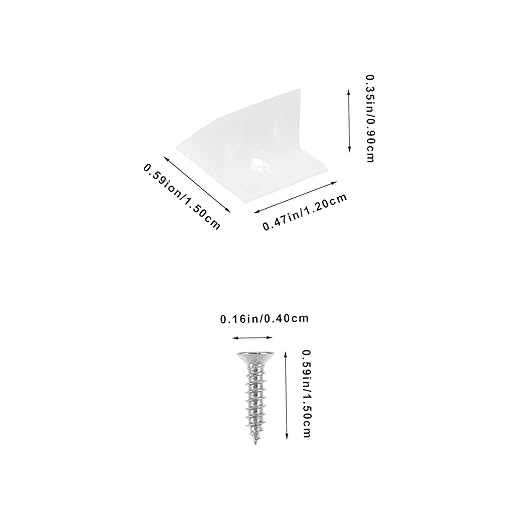 Plastic Drywall Repair Clips Self-Tapping Screws 50 Sets for Easy Installation on Walls and Cabinets for Masonry and Wooden Surfaces