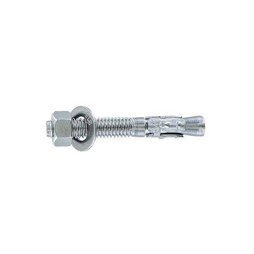 Conquest 3/8" x 2-3/4" Type 316 Stainless Steel Wedge Anchors (Box of 50) Heavy Duty Fastener for Concrete