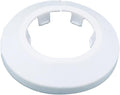 34mm Pipe Cover Decoration; Fit 1.33" Outer Diameter Pipe/Hole; White PP Plastic Escutcheon Collar; Snap-on Water Escutcheon Plate for Bathroom Kitchen Wall Tube Decor 1 Piece