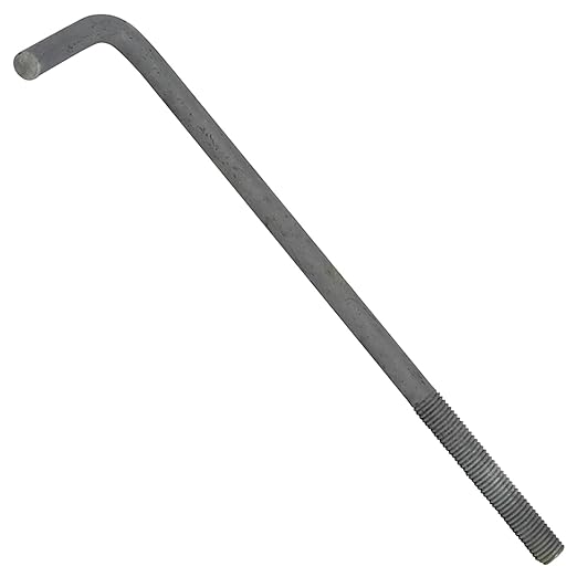 5/8"-11 x 14" L-Bolt Concrete Anchor Bolt - Hot Dip Galvanized by Conquest Fasteners