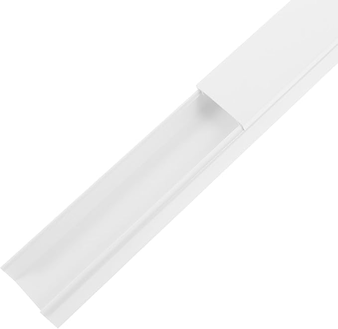 NOLITOY Cord Cover Kit Wire Channels to Hide Wires Cable Hiders Conceal Cords Wall Easy Install Paintable Wall Mounted for Home Office