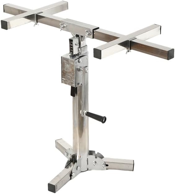 Cabinet Lift Jack for Installing Cabinet, Adjustable Third Hand Tool Support System with Load-Bearing 165lbs, Cabinets Installation Tools, Multi-Functional Cabinet Jack (25.6-48 Inches)