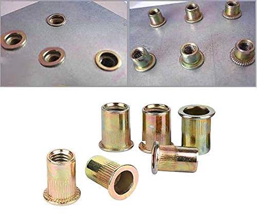 20-Piece Engine Dress up Kit: Aluminum Washers, Bolts & Rivet Nuts (Gold)