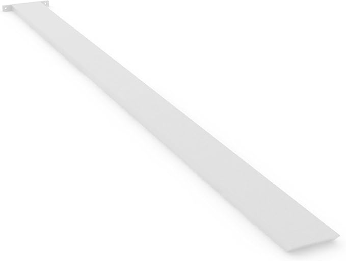 IRONSUPPORTS.COM Iron Supports Hidden Island Countertop Support Bracket - Heavy Duty Brackets for Granite Countertops Steel Kitchen (White 44 Inch)
