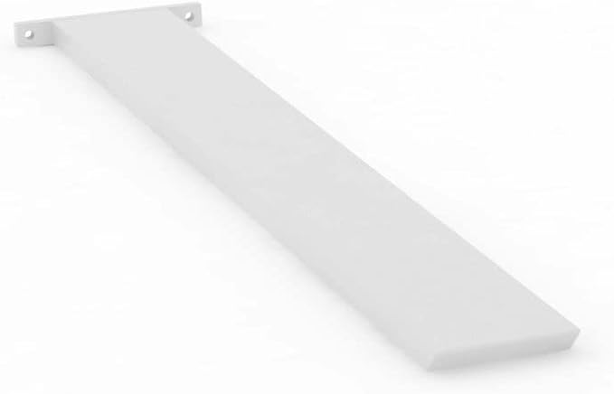 Iron Supports Hidden Island Countertop Bracket - Heavy Duty Brackets for Granite Countertops - Steel Kitchen Island Support - White, 22 Inch