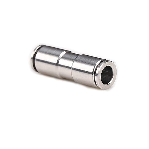 Beduan Push to Connect Fitting, 1/4" Tube OD 304 Stainless Steel Straight Quick Adapter Union Splicer Joiner Mender